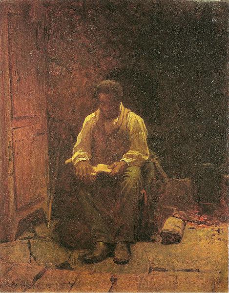 Jonathan Eastman Johnson The Lord is my Shepard Germany oil painting art
